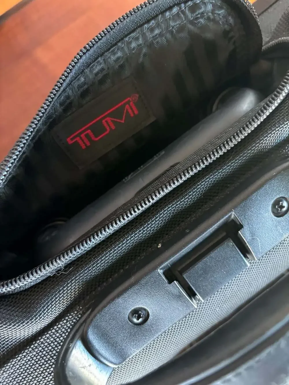 Tumi Alpha Black Wheeled Rolling Garment Bag Extended Trip Suitcase